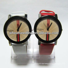 Gute Qualität Paar Armbanduhren für Liebhaber Geschenk Leder Uhrenarmband